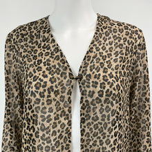 Load image into Gallery viewer, Semi Sheer Leopard Top - Size S
