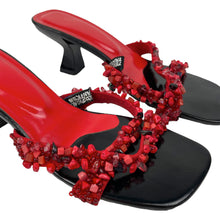 Load image into Gallery viewer, Beaded Sandal - Size 7.5/8
