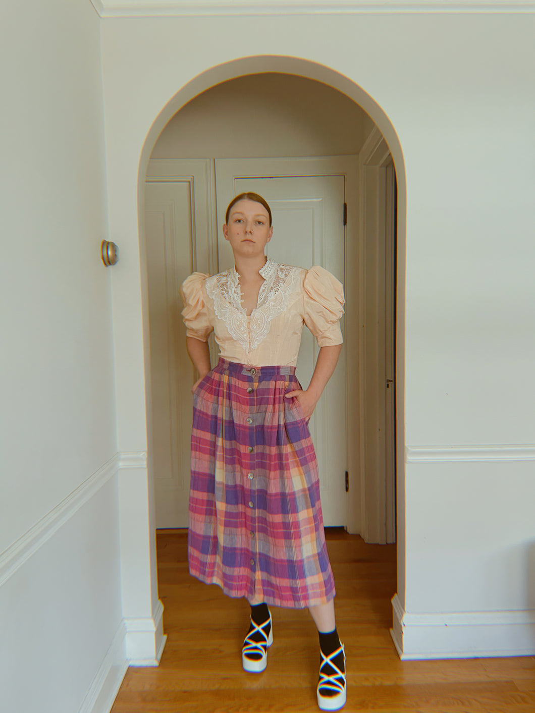 Pendleton Linen Skirt