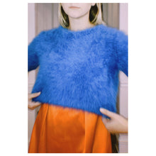 Load image into Gallery viewer, Cropped Angora Sweater
