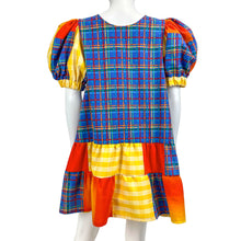 Load image into Gallery viewer, 1:1 Handmade Patchwork Mini Dress
